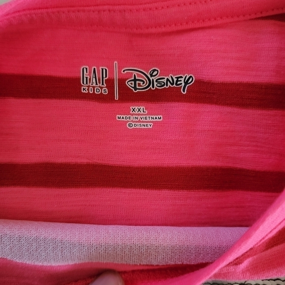 Nnew GAP Kids X Disney striped long sleeve sequins mickey mouse shirt size XXL - Picture 4 of 7